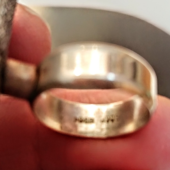 Vintage DANISH MODERN 830S Silver Ring Modernist MCM - Picture 3 of 7